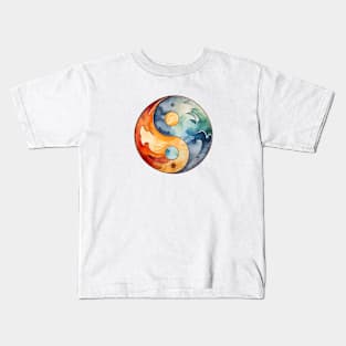 Yin and Yang Kids T-Shirt